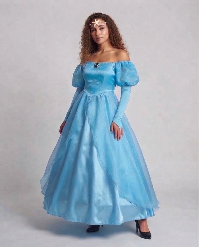 Ladies Enchanting Ball Gown with Shimmering Accents Chichicherry