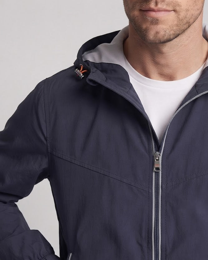 Men's lightweight water-repellent zip-up hoodie Chichicherry