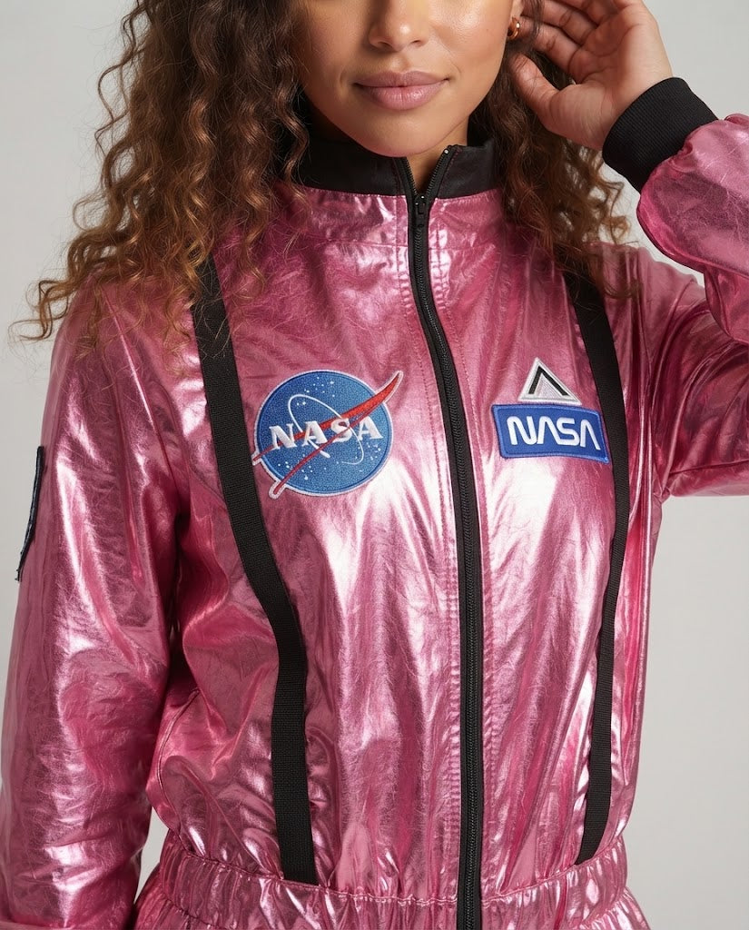 Women's futuristic shine space suit Chichicherry