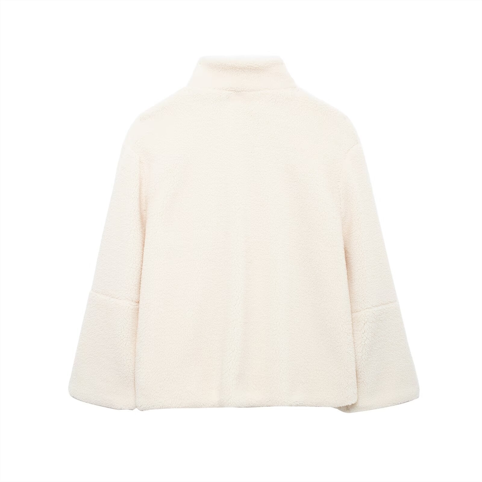 Ladies Teddy Fleece Jacket, Zipper, Loose, Model Y14-11722