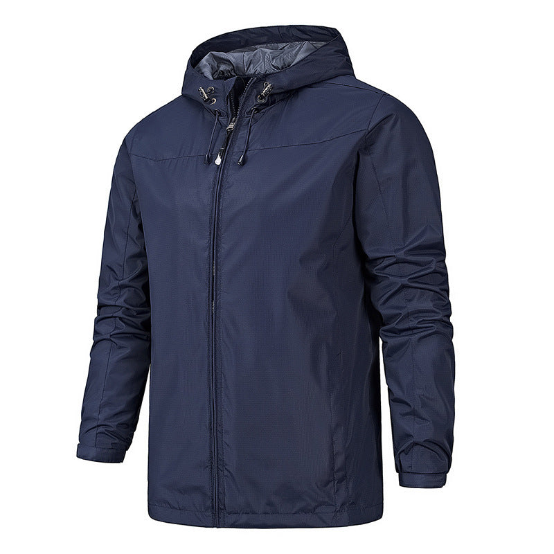 Men's ultralight ripstop hooded jacket with wind and water-repellent membrane Chichicherry