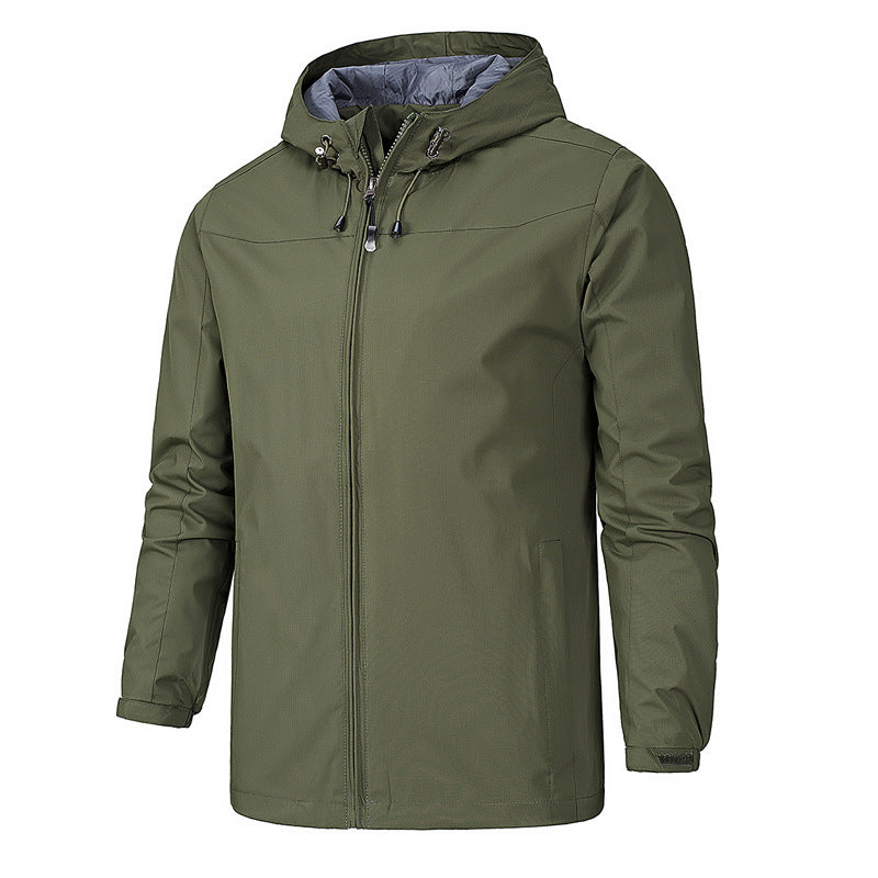 Men's ultralight ripstop hooded jacket with wind and water-repellent membrane Chichicherry