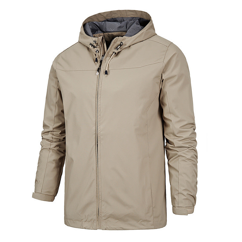 Men's ultralight ripstop hooded jacket with wind and water-repellent membrane Chichicherry