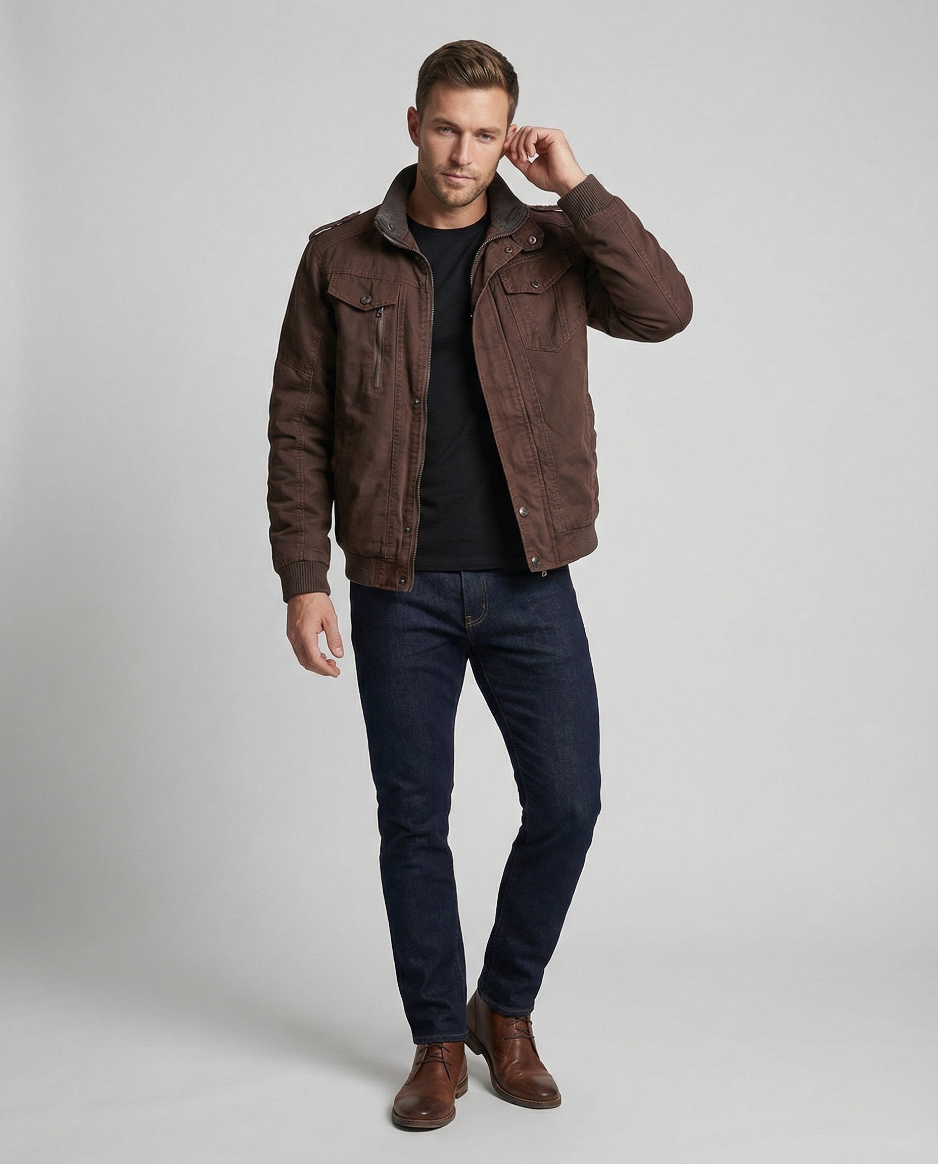 Men's Canvas Jacket Cotton Robust
