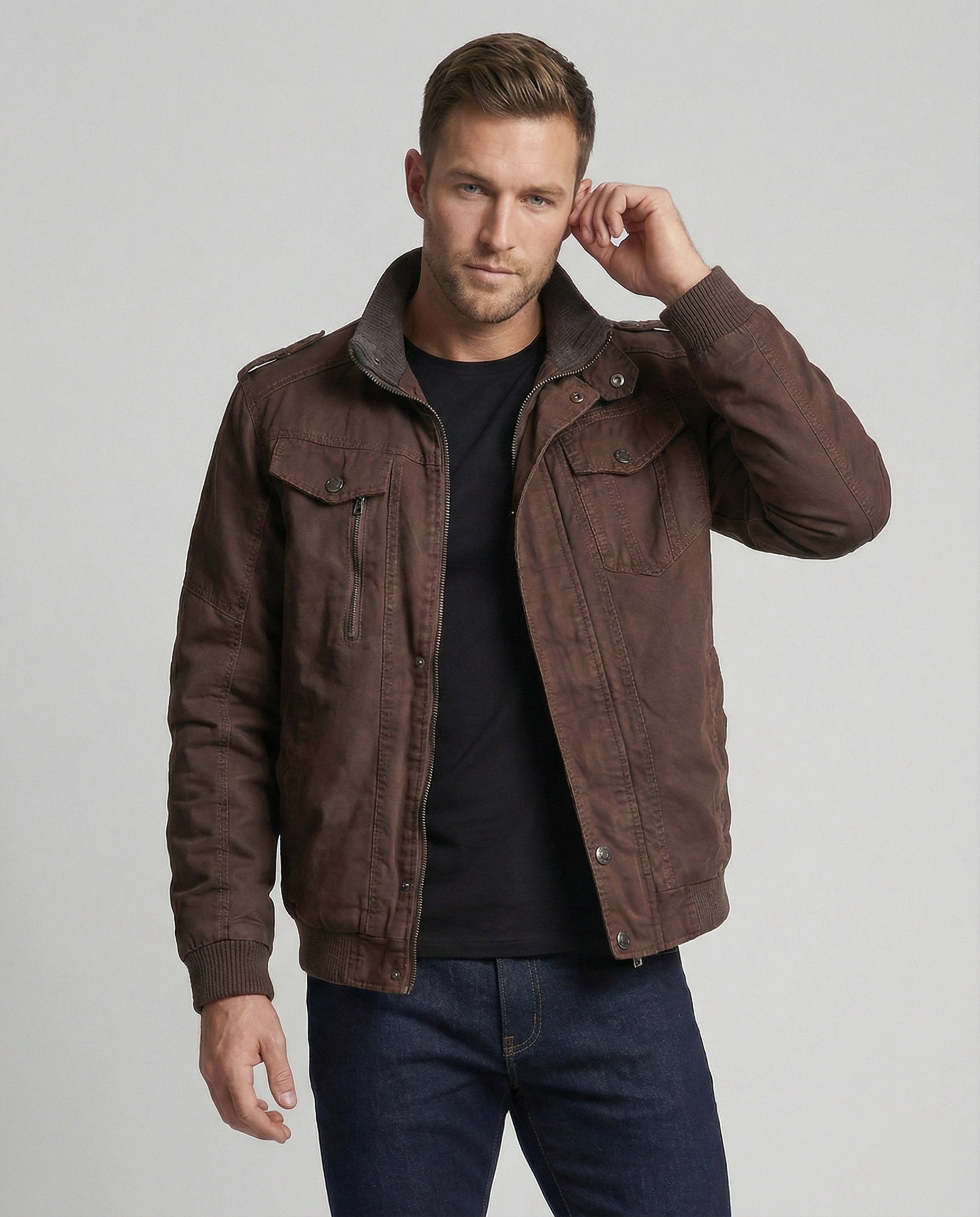 Men's Canvas Jacket Cotton Robust