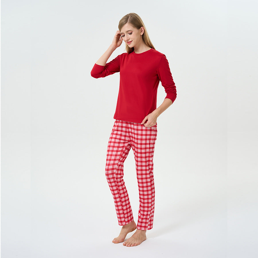 Women's Pajama Set, Round Neck, Christmas Design