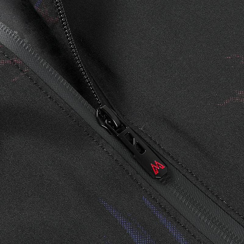 Men's Lightweight Bomber with subtle allover print, water-repellent surface, and zippered pockets Chichicherry