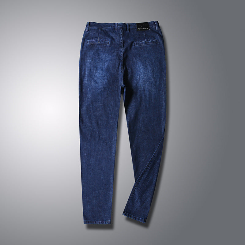 Men's Slim Fit Denim Chino with Stretch, Tapered Leg and Classic Five-Pocket Look Chichicherry