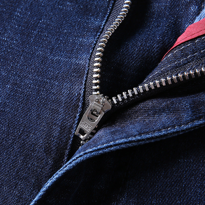 Men's Slim Fit Denim Chino with Stretch, Tapered Leg and Classic Five-Pocket Look Chichicherry