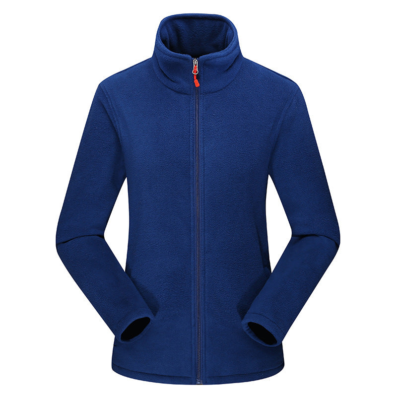 Women's fitted fleece jacket with stand-up collar and full zip Chichicherry