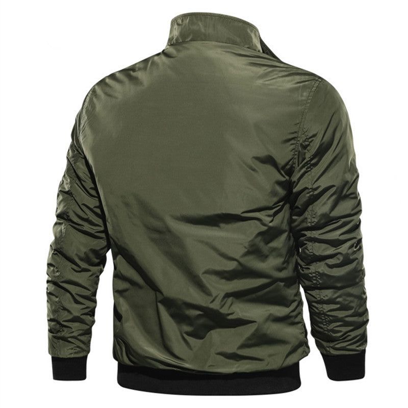 Men's bomber jacket in pilot style with thermal lining, arm pocket and ribbed cuffs Chichicherry