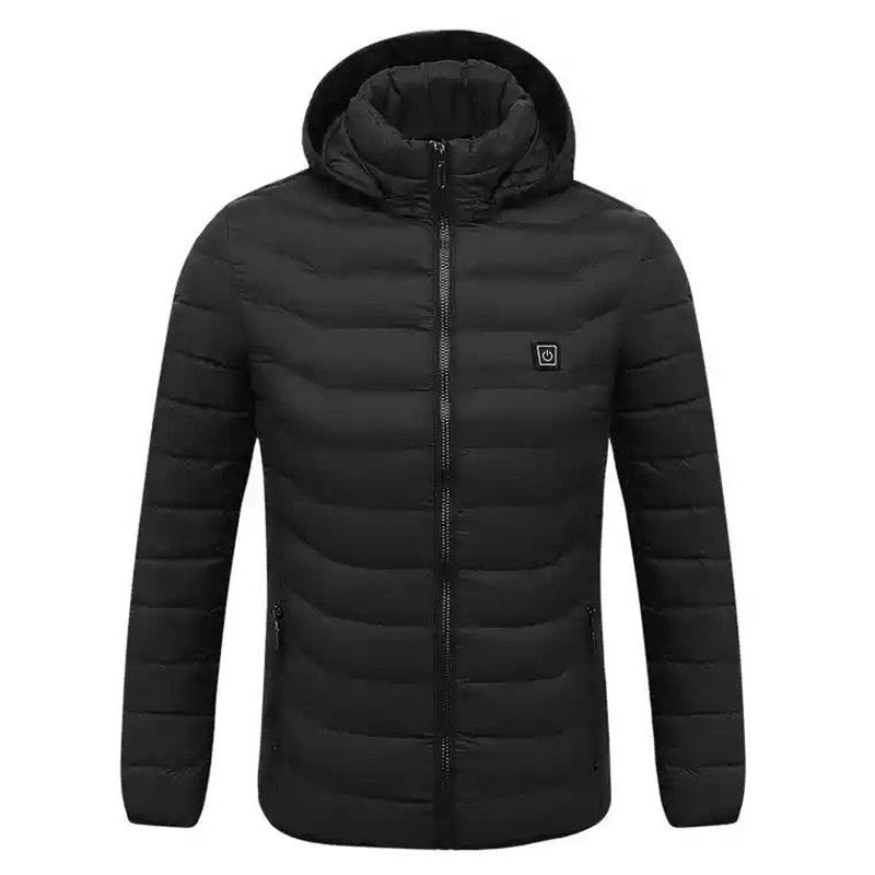Men's padded quilted jacket with hood, ultra-light and windproof Chichicherry