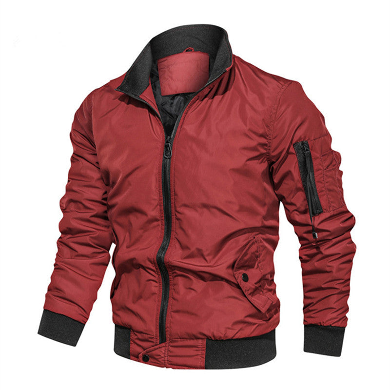 Men's bomber jacket in pilot style with thermal lining, arm pocket and ribbed cuffs Chichicherry