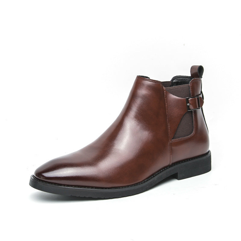 Classic men's leather Chelsea boots