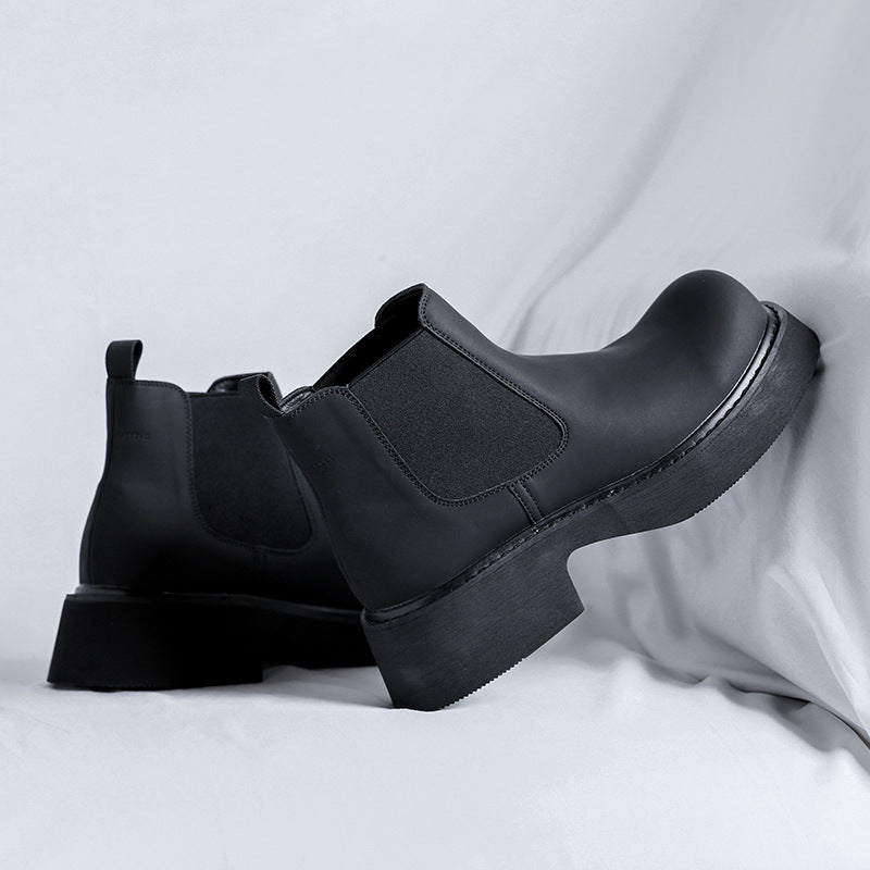 Men's Chelsea Boots 3177-R with Wedge Heel