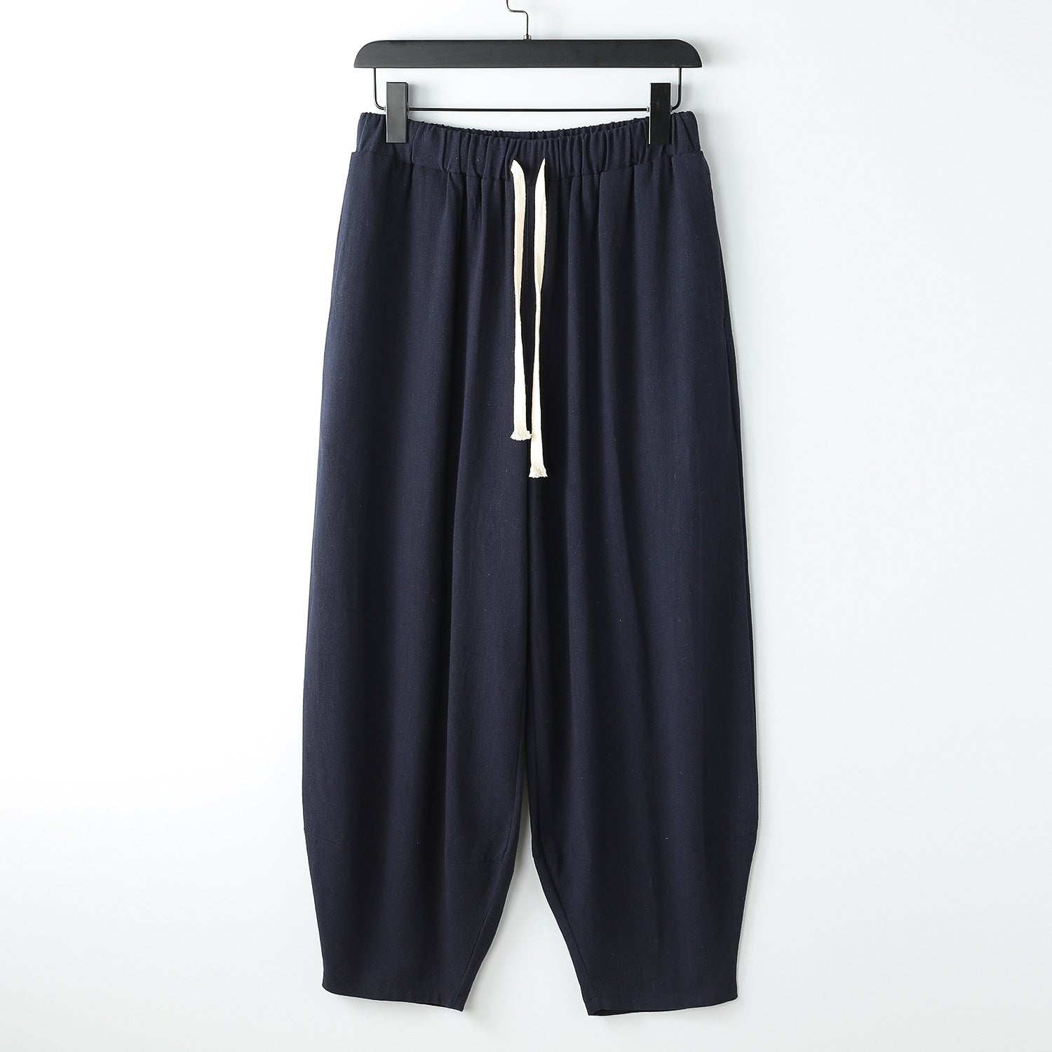 Women's loose-fitting harem pants in jogger style with drawstring and elastic ankle cuffs Chichicherry