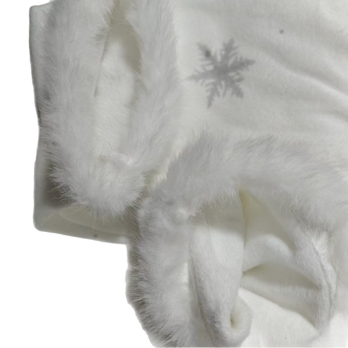 Women’s pajama with snowflake pattern, island fleece