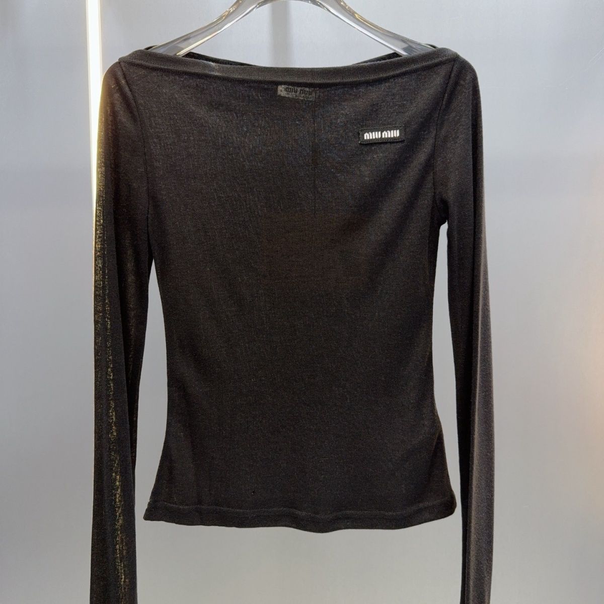 Women's knitted sweater, off-shoulder