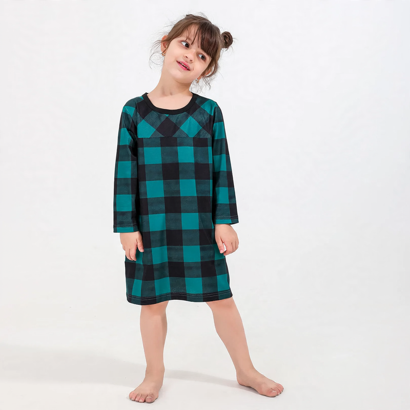 Christmas Family Pajama Set with Print Designs
