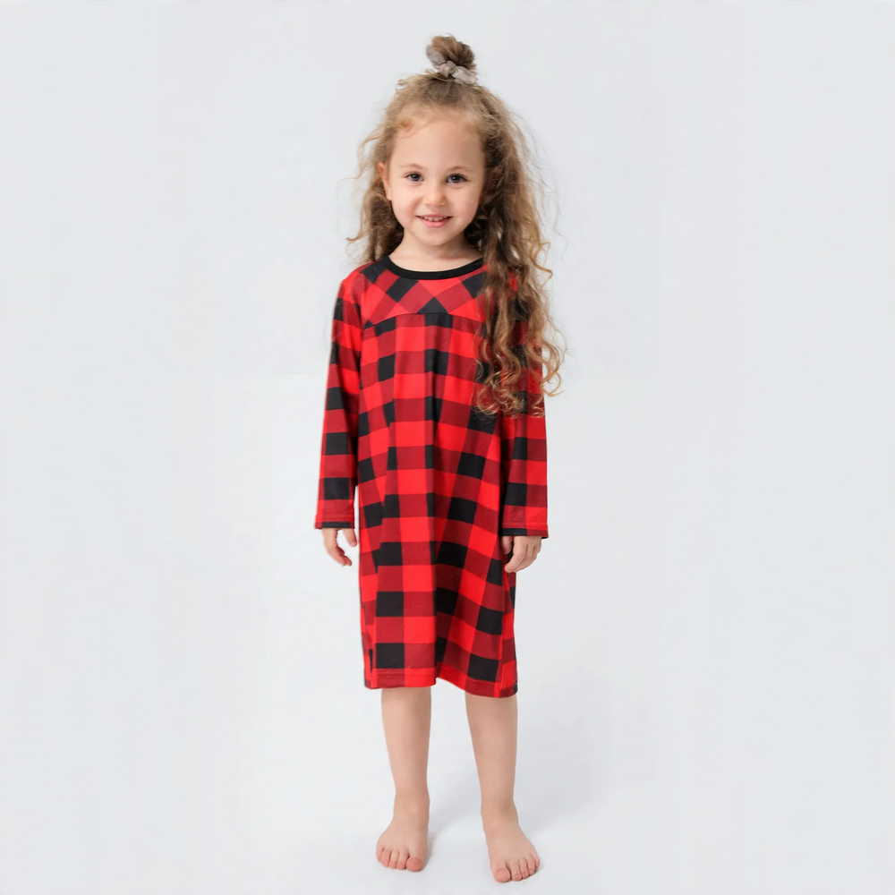 Christmas Family Pajama Set with Print Designs