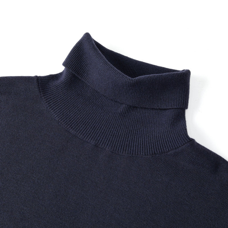 Men's Wool Sweater, Turtleneck, 100% Wool, thick