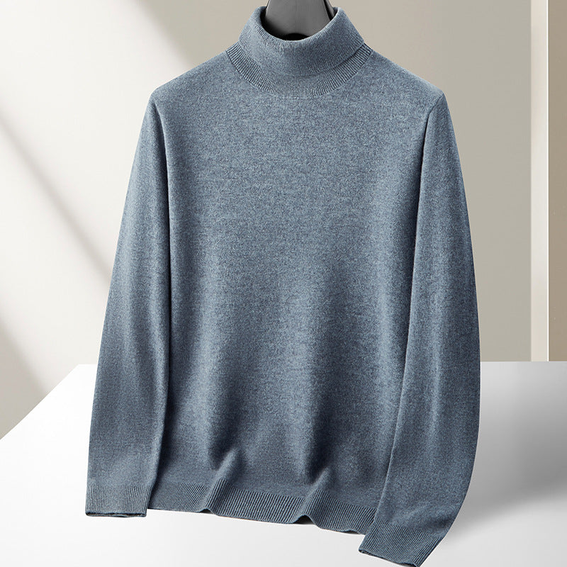Men's turtleneck sweater made of 100% merino wool