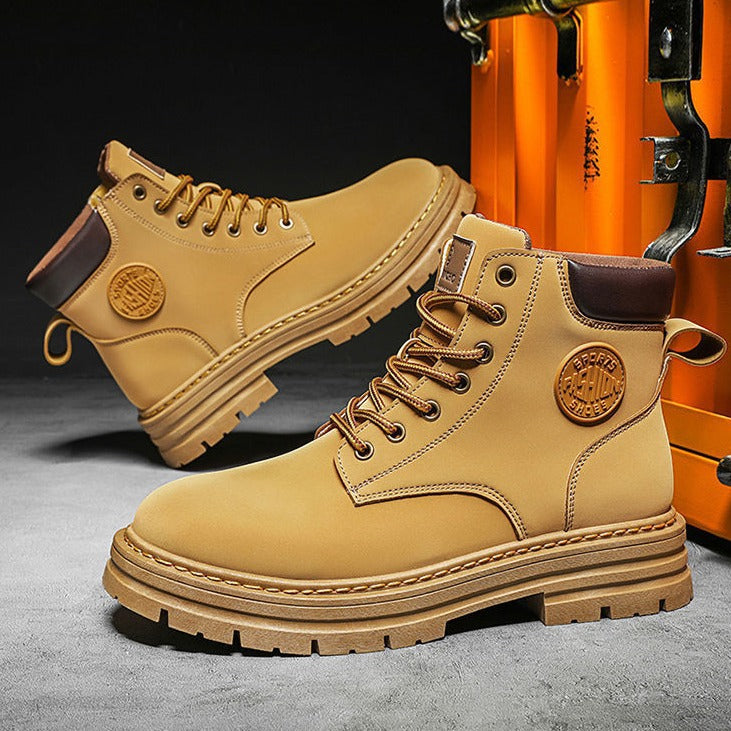 Men's Martin Boots, Vintage Style, Non-slip