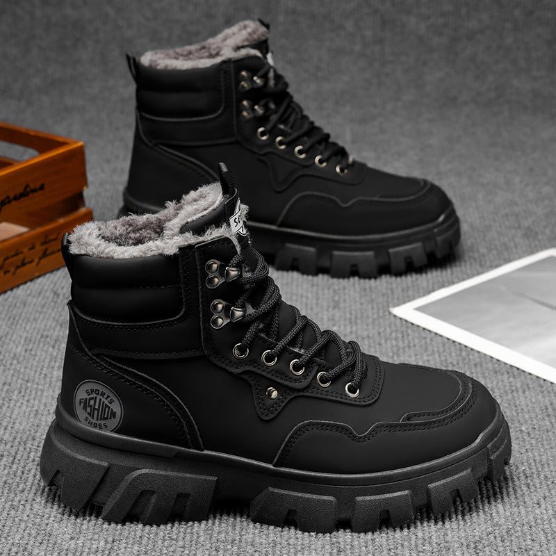 Men's winter boots, insulated, water-repellent