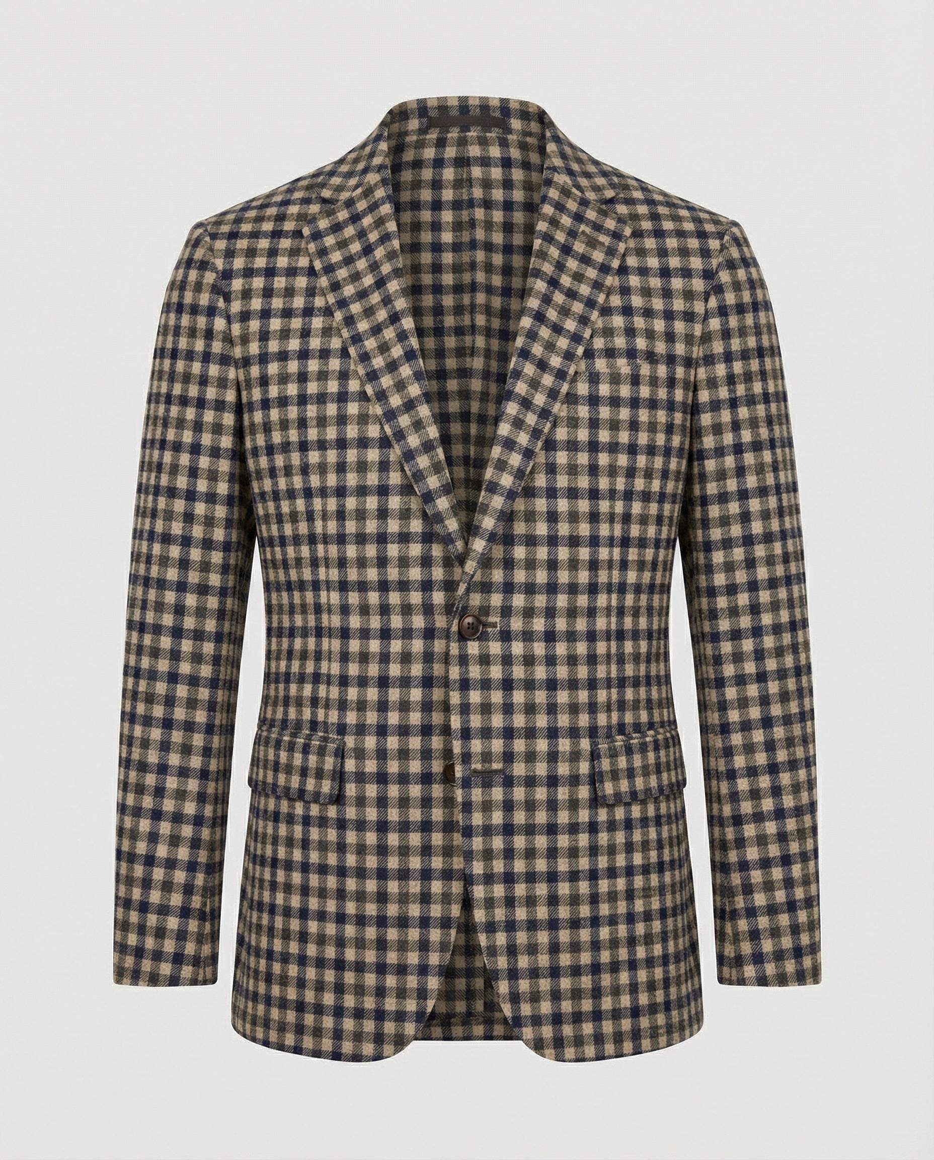 Men's checked blazer – sporty elegant men's blazer