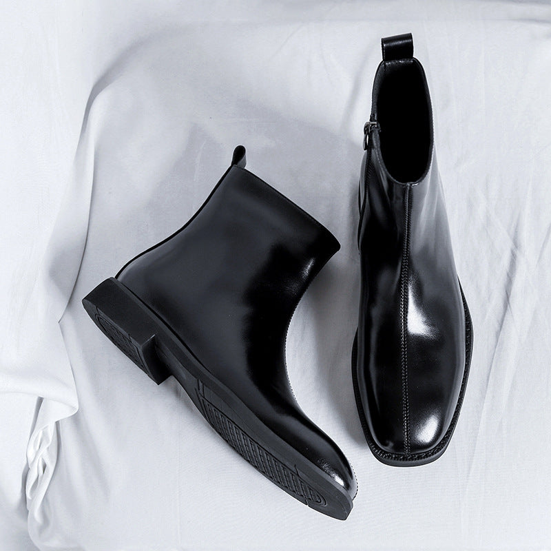 Men's Chelsea Boots, Zipper, 89757-R