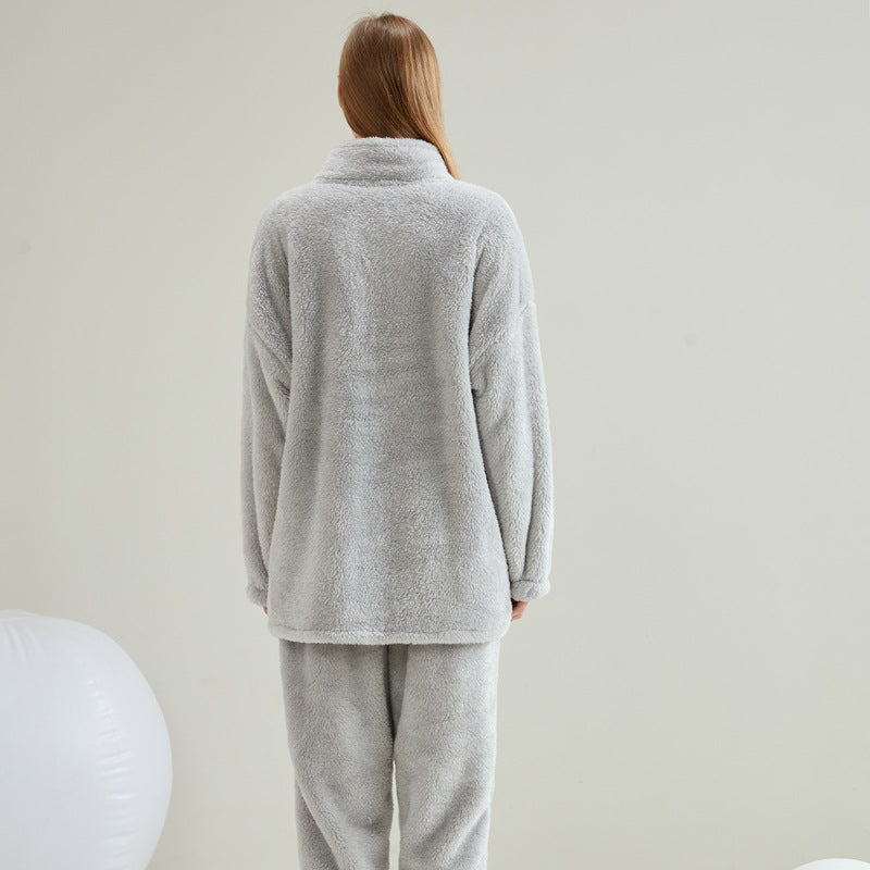 Women's Pajama Set made of soft fleece, Long Sleeve
