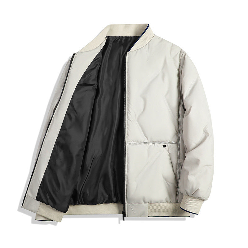 Men's winter jacket, padded, reversible