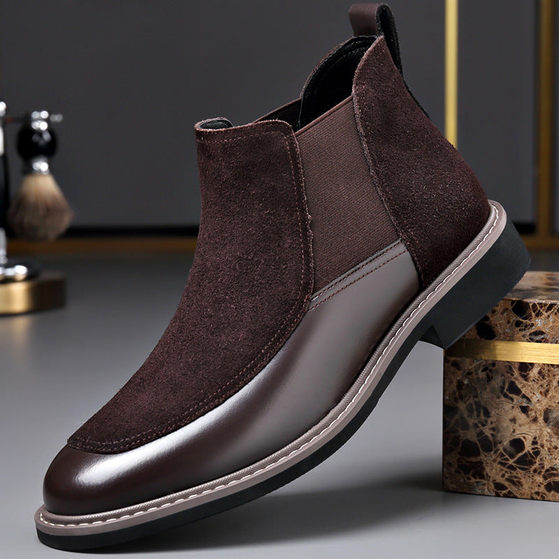 Men's Chelsea Boots, Suede Look, Lined