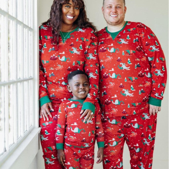 Family Pajama Set, Christmas Design, Long Sleeve