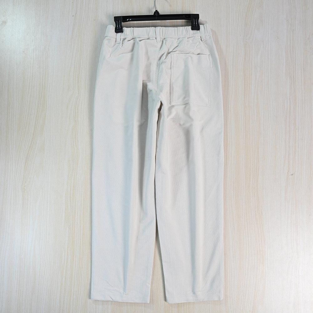 Kord-casual-pants for women, elastic waistband
