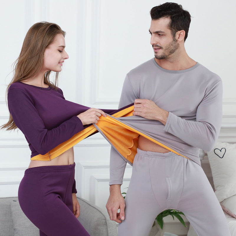Thermo underwear set for women and men, soft-lined