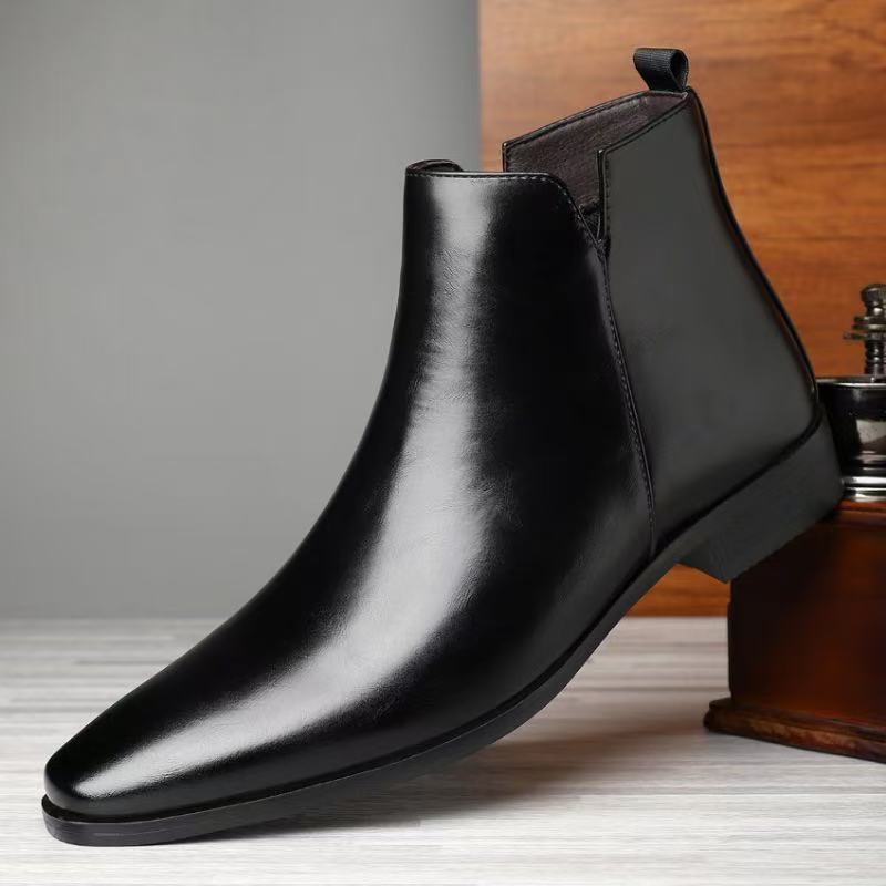 Men's Chelsea Boots, high, synthetic leather