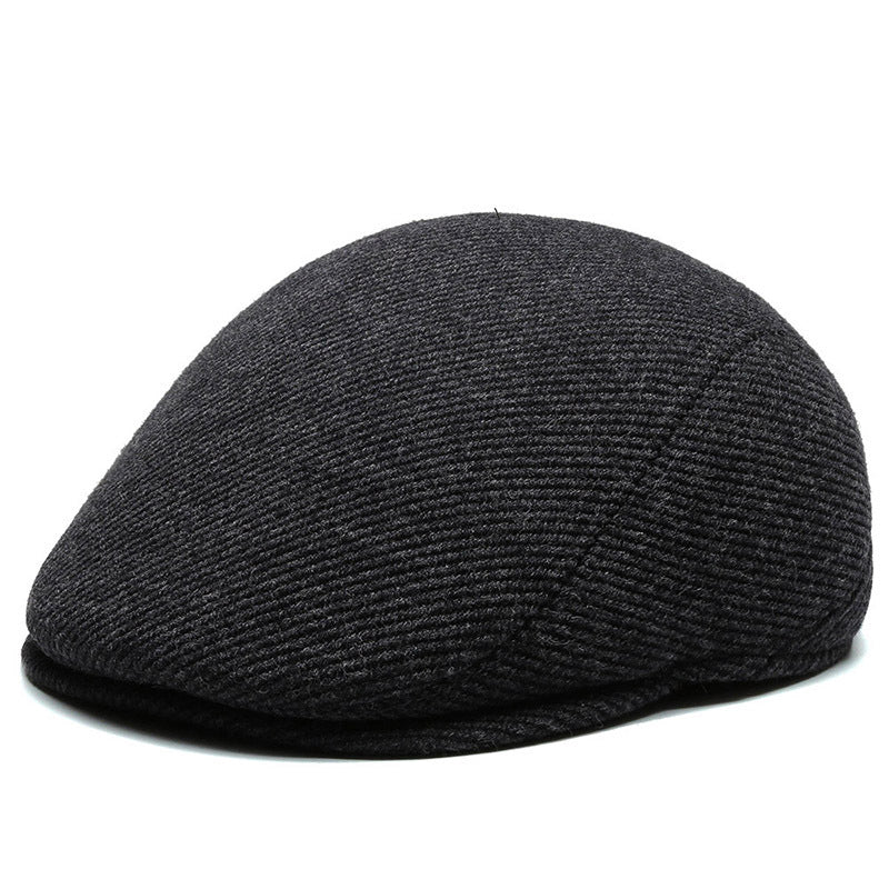 Men's Flat Cap with Ear Protection