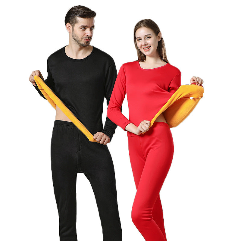 Thermal underwear set made of combed cotton