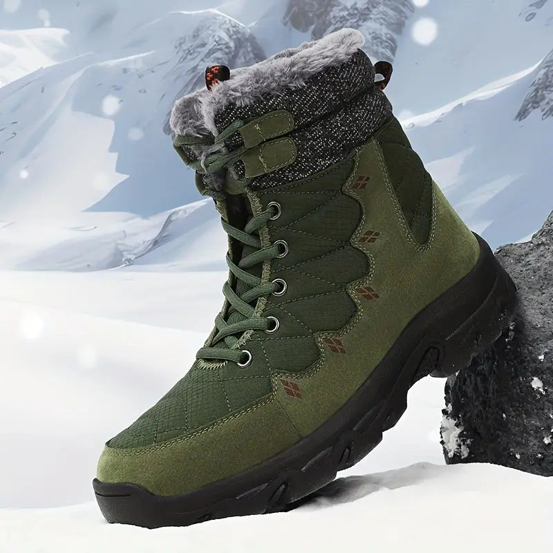 Men's winter boots with platform sole, 2026
