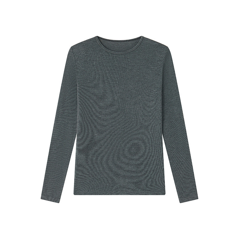 Women's Long Sleeve Under Shirt, Modal, Round Neck