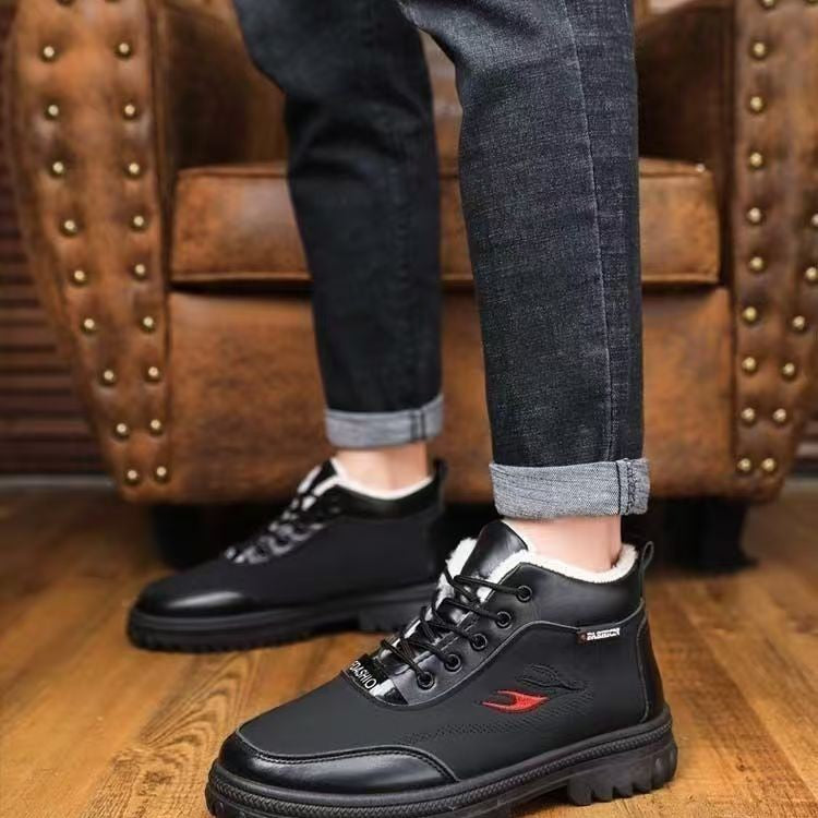 Men's winter boots, insulated, water-repellent