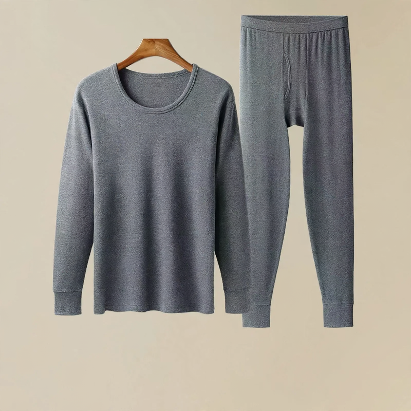 Men's thermal underwear set made of 100% cotton