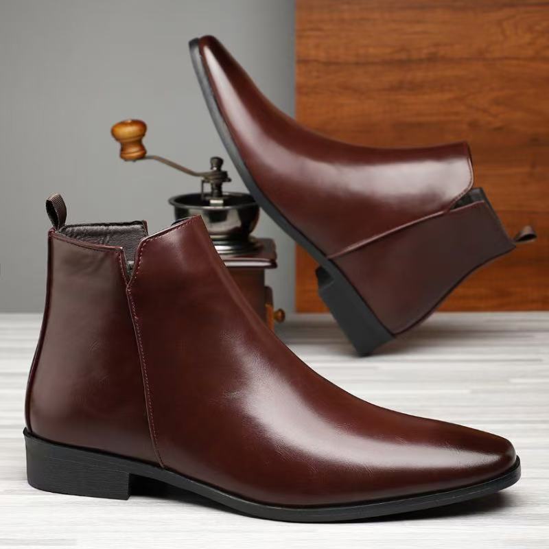 Men's Chelsea Boots, high, synthetic leather