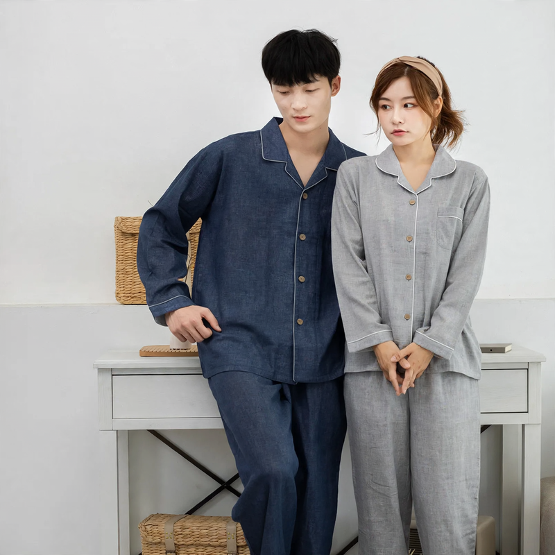 Japanese Cotton Muslin Set for Couples