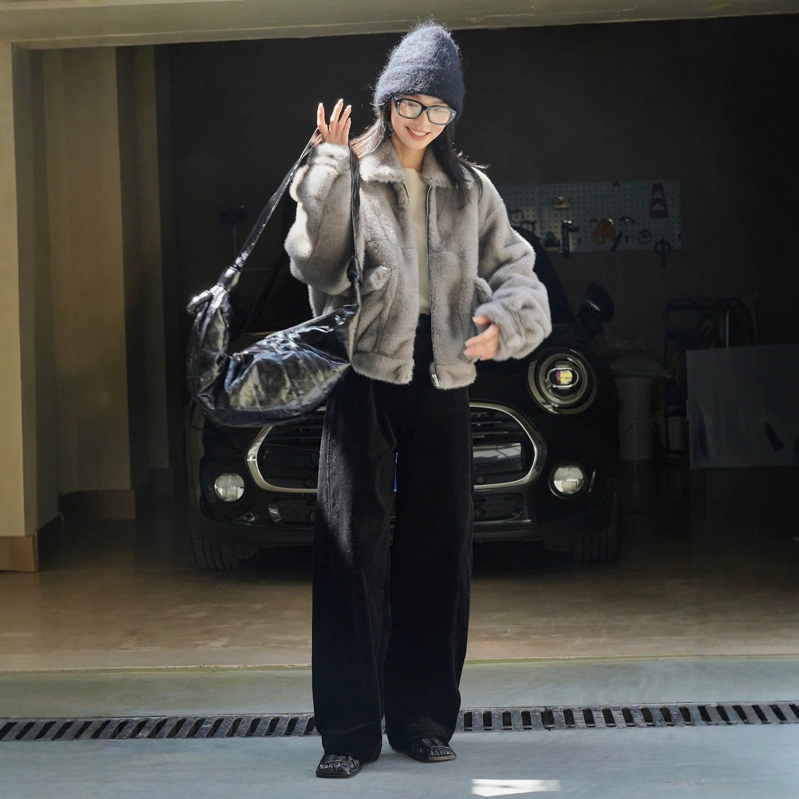 Casual corduroy leisure pants for women