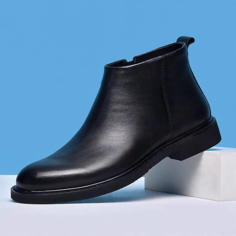 Men's Chelsea boots, PU leather, non-slip, lined