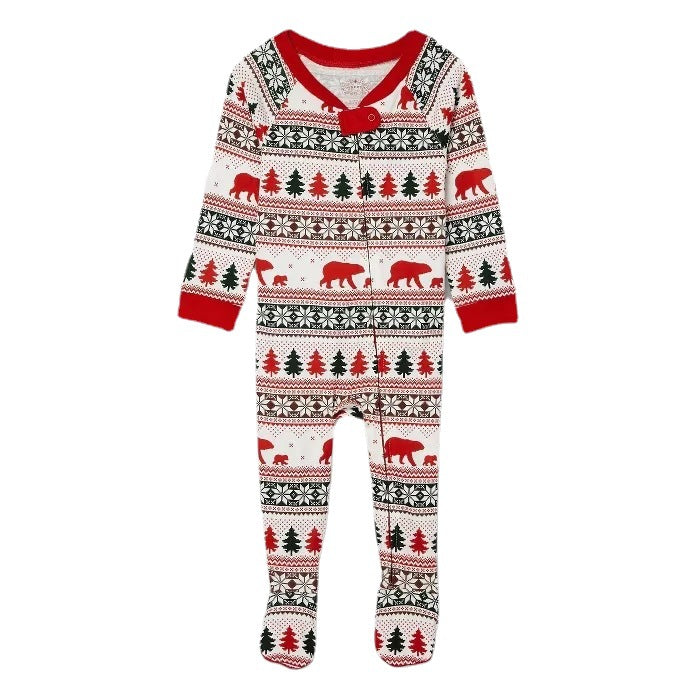 Family Pajama Set, Christmas Design, Long Sleeve