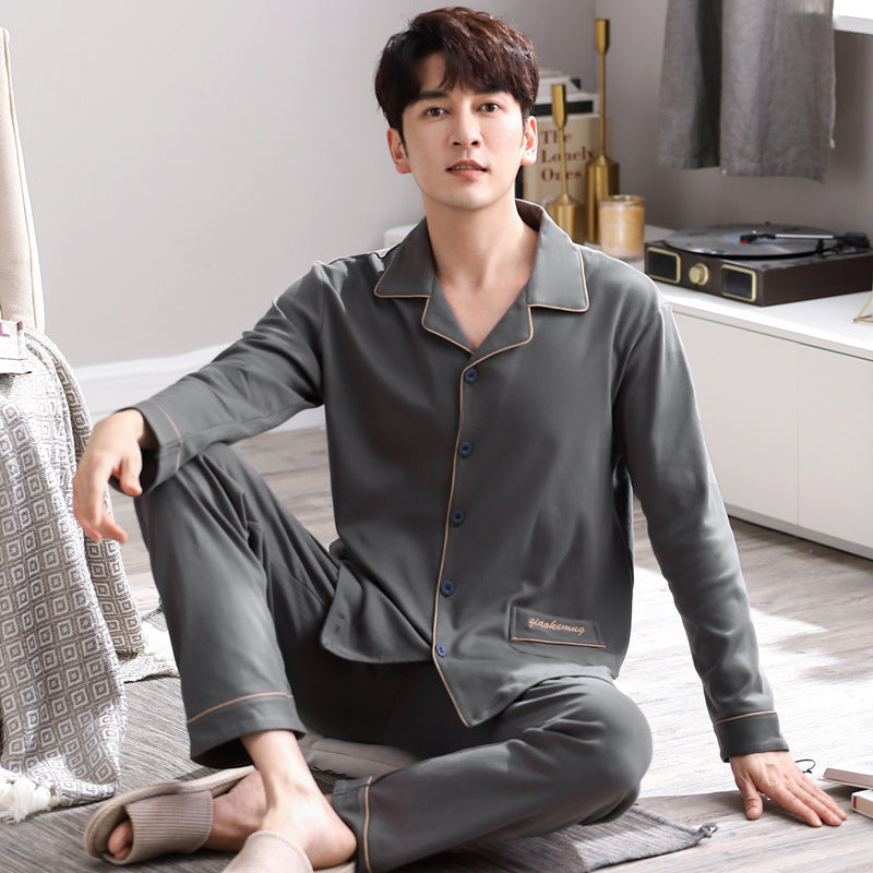 Men's Pajama Set, Cotton, Long Sleeve, Various Sizes