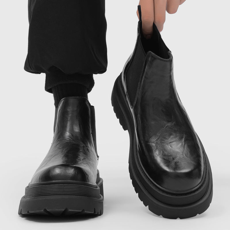 Men's Chelsea-style boots, casual